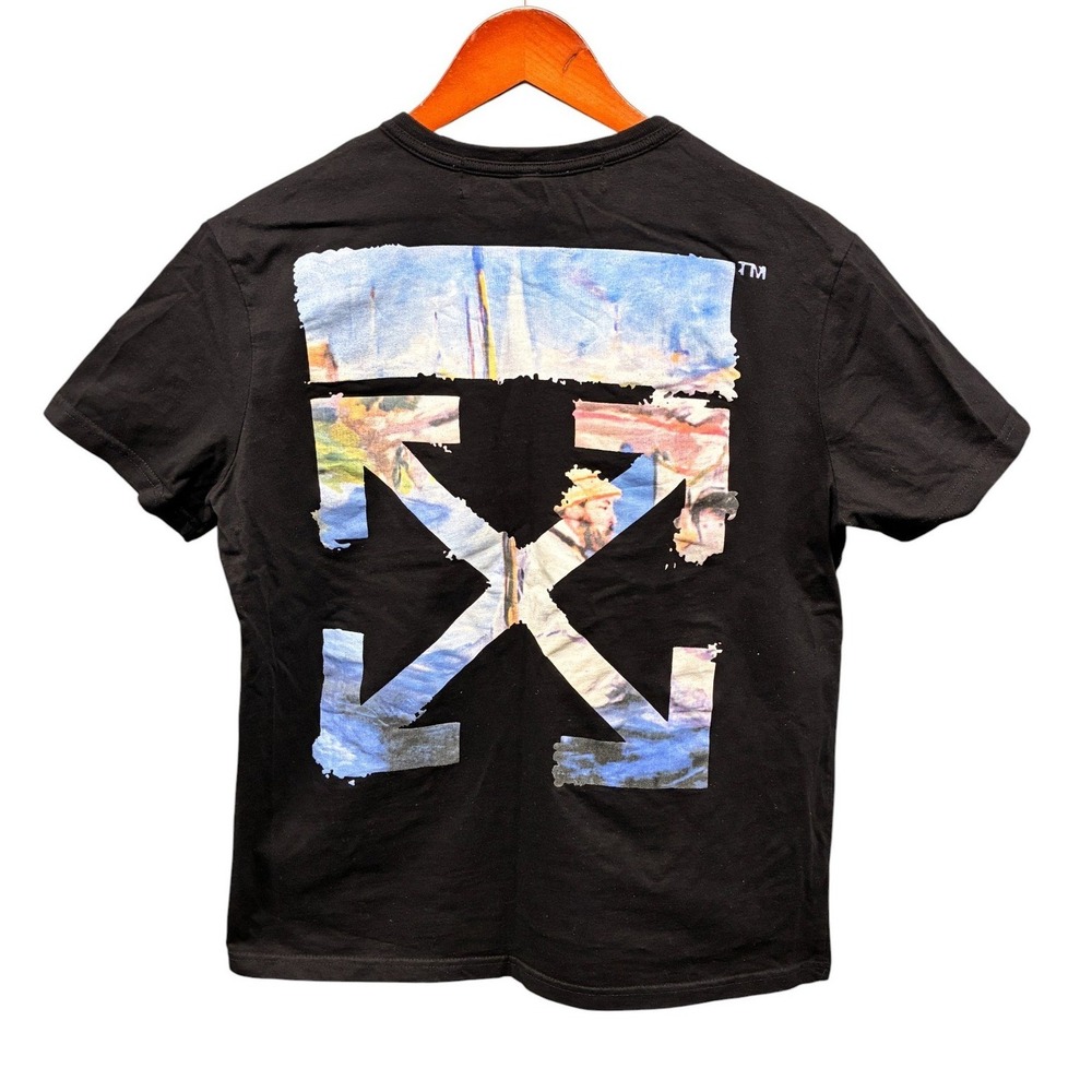 OFF-WHITE Virgil Abloh Graphic Tee Women's Small Black Arrows Logo